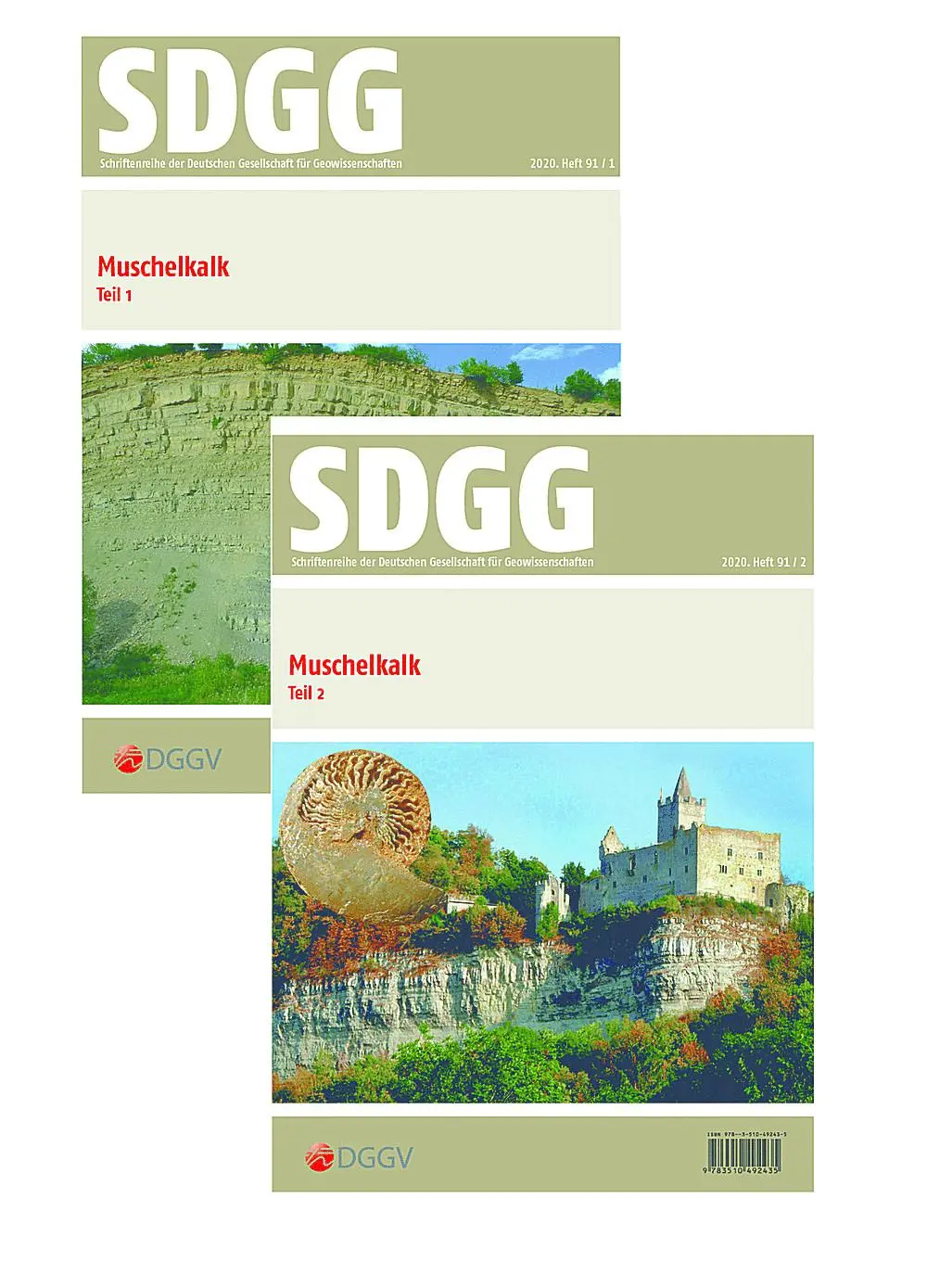 Cover: 9783510492435 | Stratigraphie von Deutschland XIII Muschelkalk Teil I + II | Buch