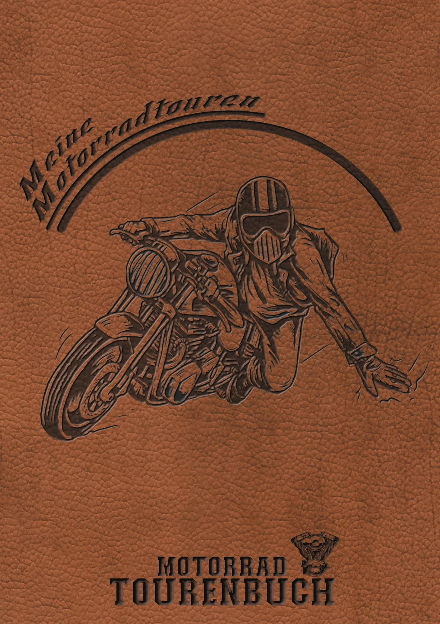 Cover: 9783755712435 | Motorrad Tourenbuch - Meine Motorradtouren | Z. Wolle | Taschenbuch