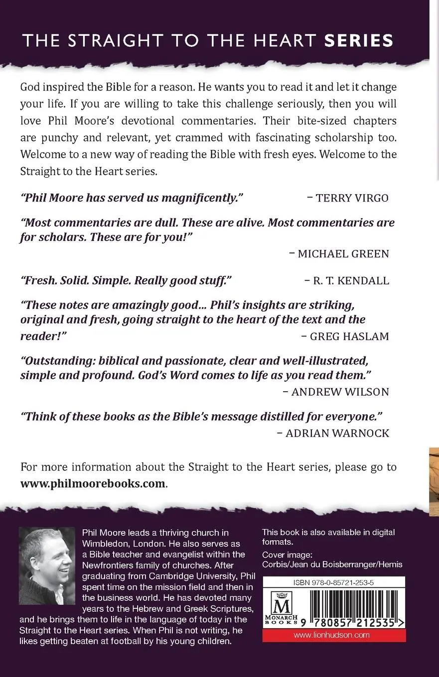 Rückseite: 9780857212535 | Straight to the Heart of John | 60 Bite-Sized Insights | Phil Moore