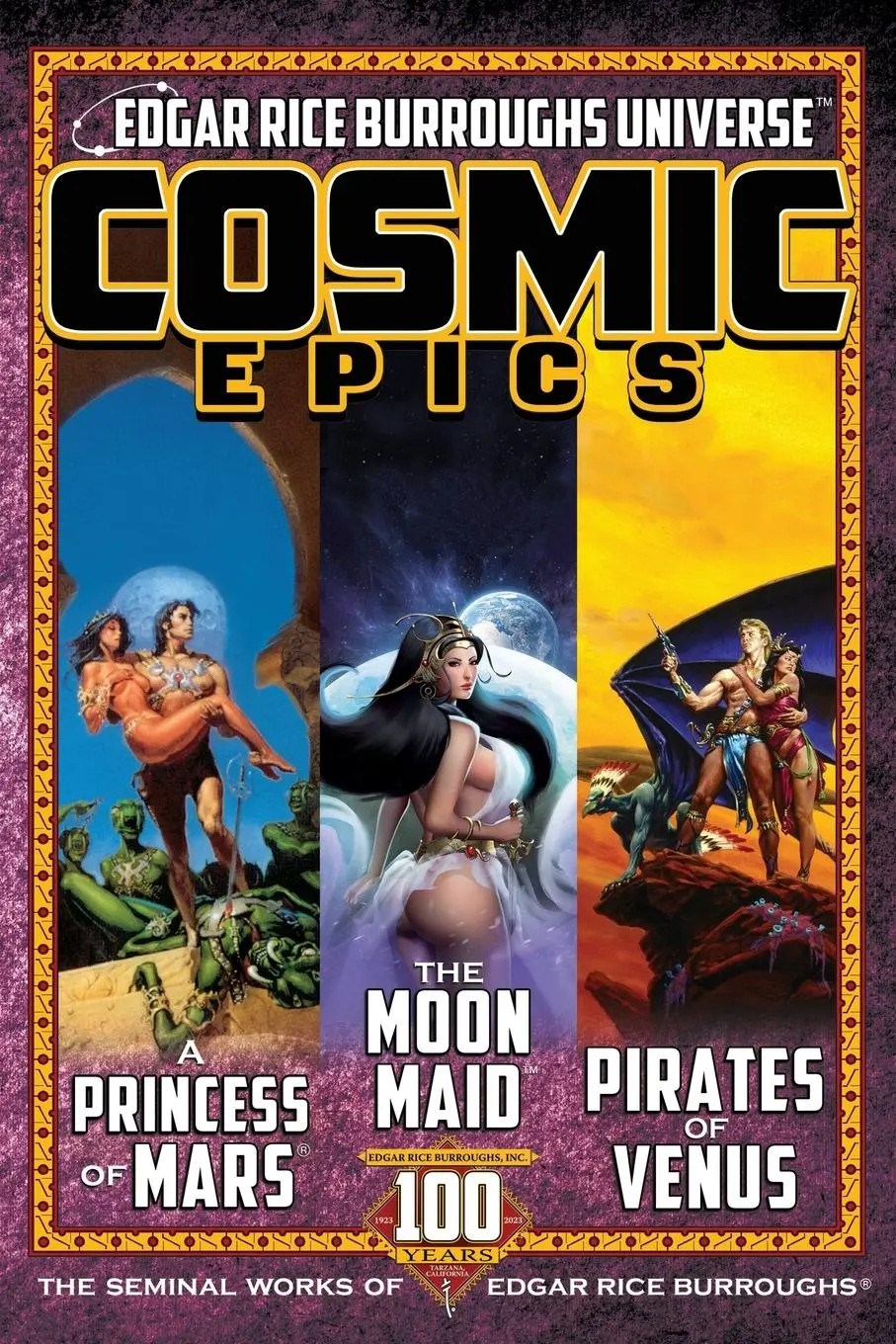 Cover: 9781945462535 | Cosmic Epics | The Seminal Works of Edgar Rice Burroughs | Taschenbuch