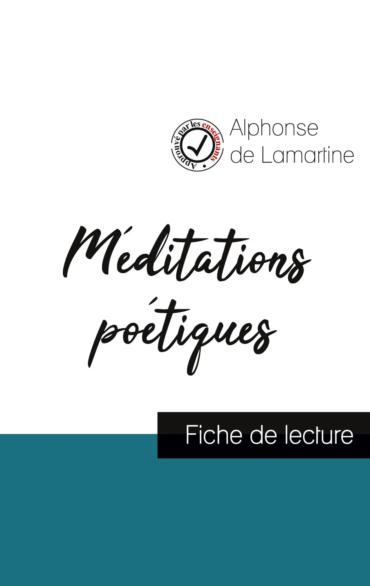 Cover: 9782759312535 | Méditations poétiques de Lamartine (fiche de lecture et analyse...