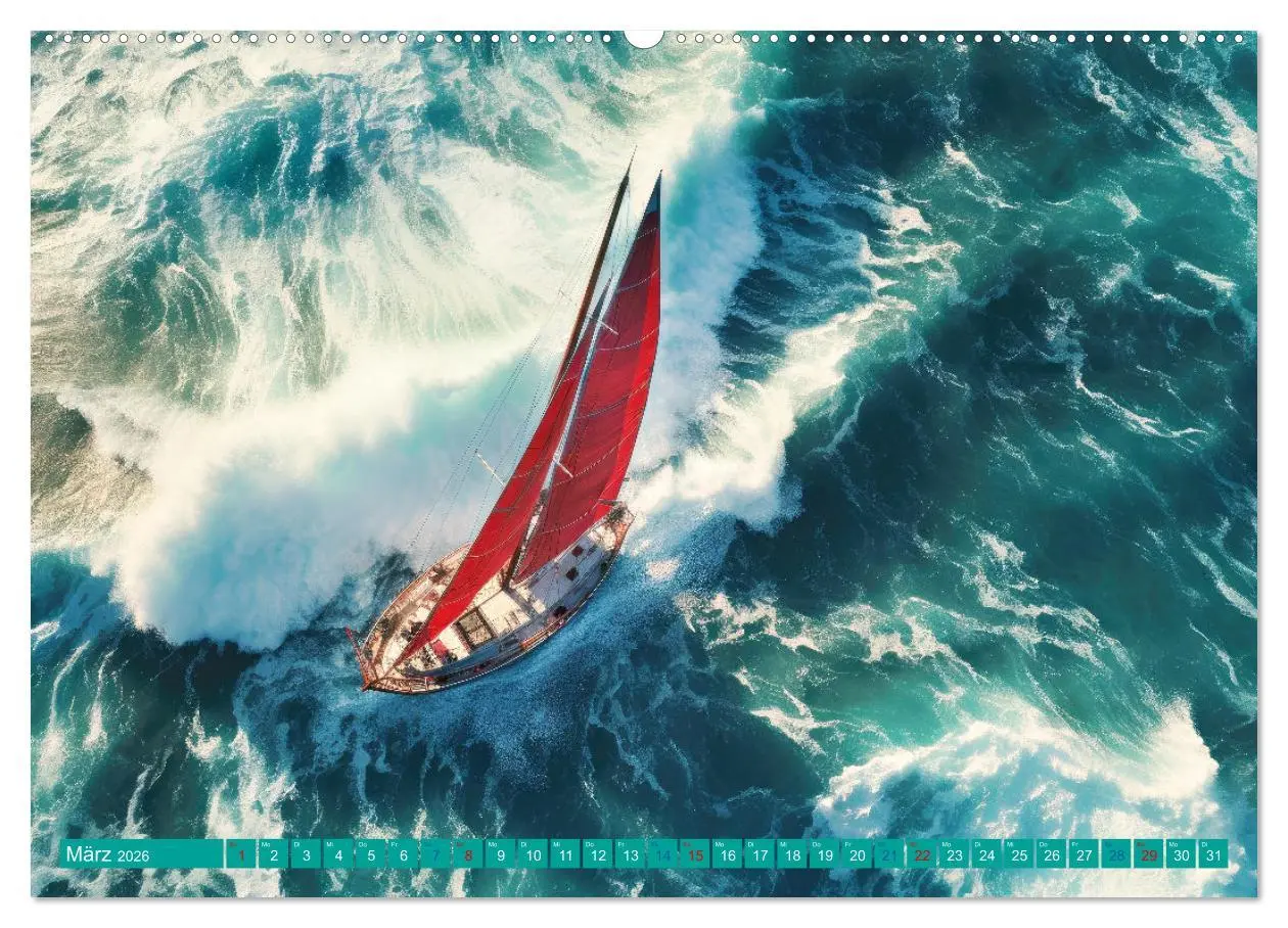 Bild: 9783457402535 | Mit dem Wind um die Welt - segeln (hochwertiger Premium...