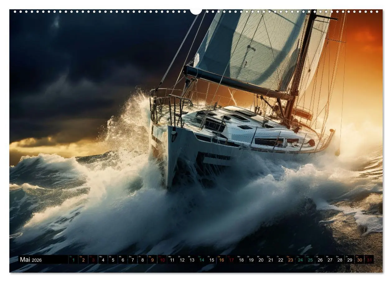 Bild: 9783457402535 | Mit dem Wind um die Welt - segeln (hochwertiger Premium...