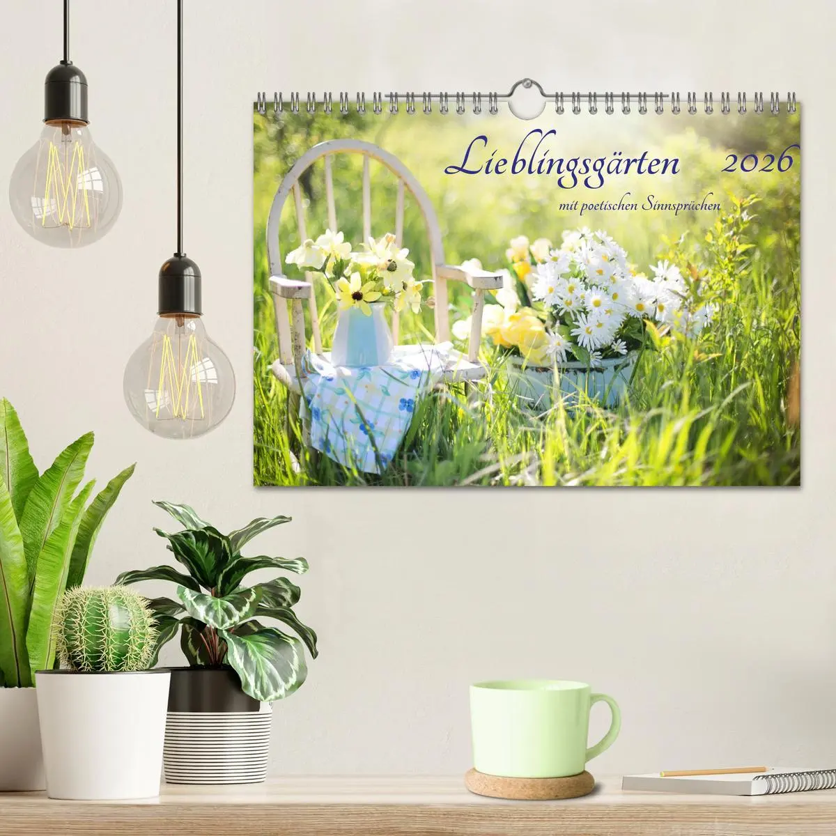 Bild: 9783457572535 | Lieblingsgärten mit poetischen Sinnsprüchen (Wandkalender 2026 DIN...
