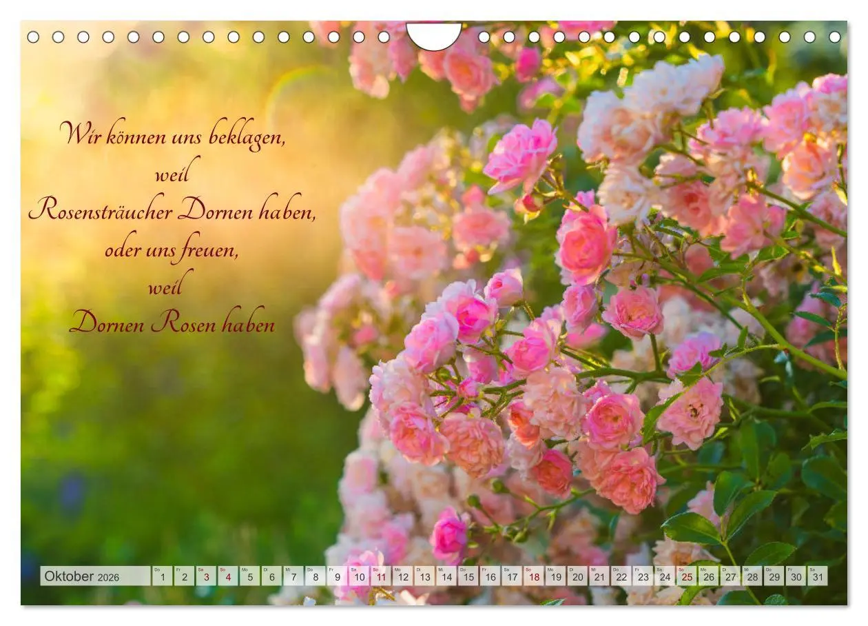 Bild: 9783457572535 | Lieblingsgärten mit poetischen Sinnsprüchen (Wandkalender 2026 DIN...