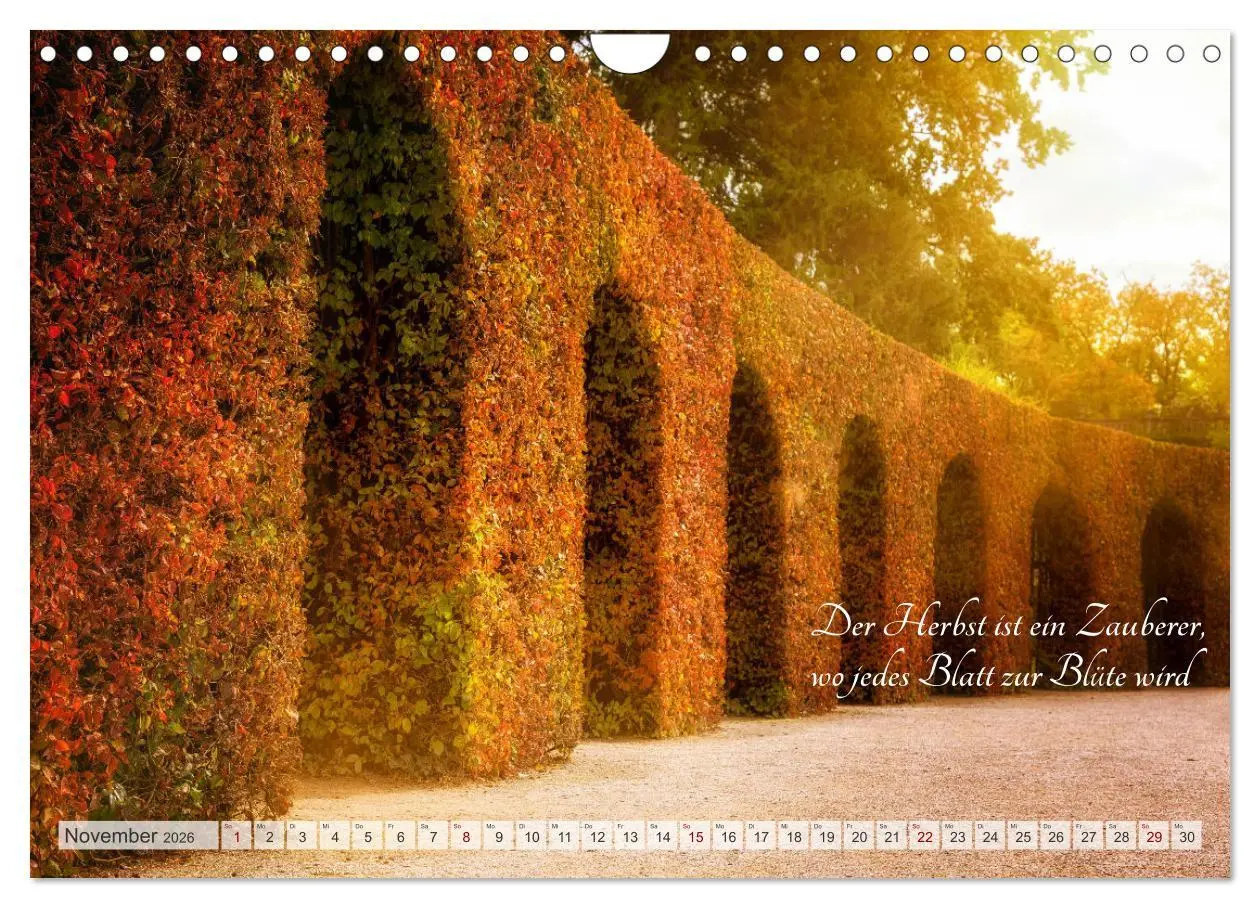 Bild: 9783457572535 | Lieblingsgärten mit poetischen Sinnsprüchen (Wandkalender 2026 DIN...