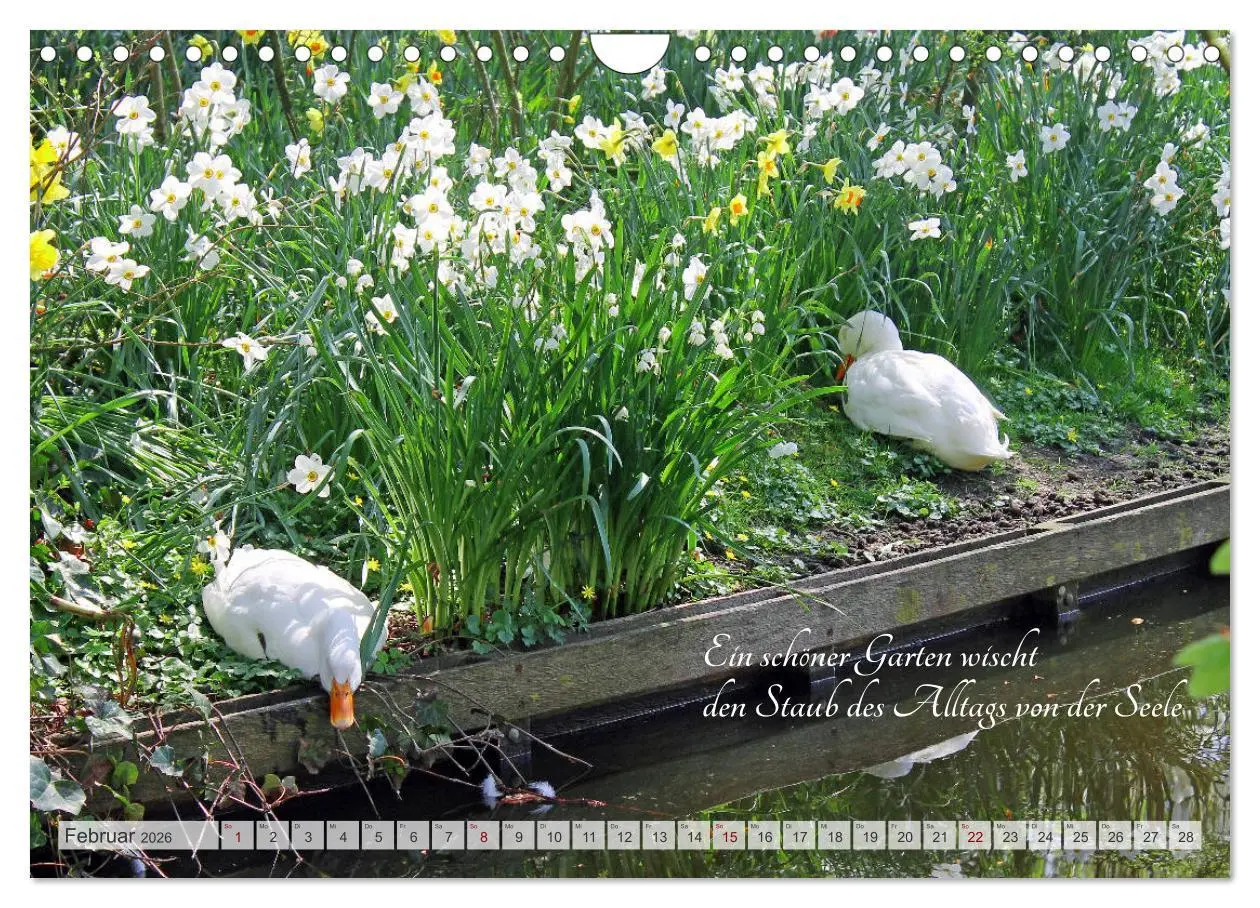 Bild: 9783457572535 | Lieblingsgärten mit poetischen Sinnsprüchen (Wandkalender 2026 DIN...