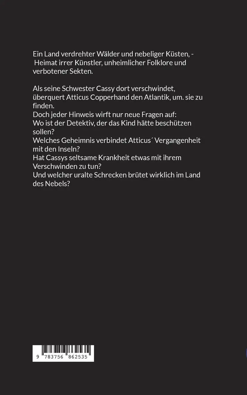 Rückseite: 9783756862535 | Edgemoore | Das Land im Nebel | Till Straßner | Taschenbuch | 314 S.