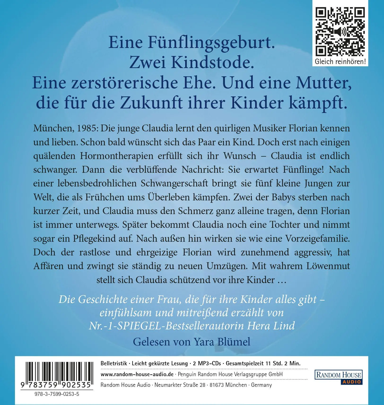 Bild: 9783759902535 | Die Löwenmutter | Hera Lind | MP3 | 2 Audio-CDs | Deutsch | 2026