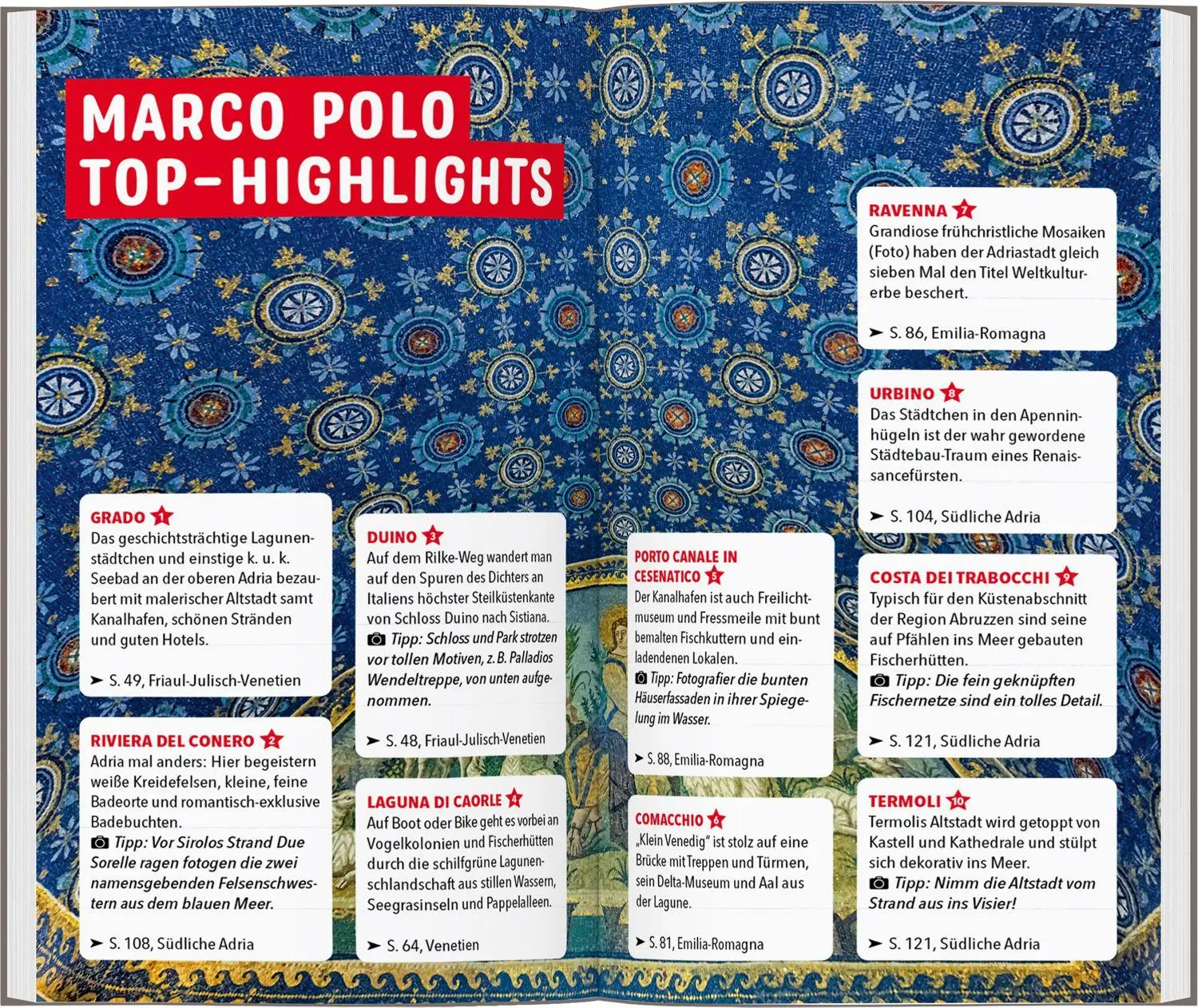 Bild: 9783829742535 | MARCO POLO Reiseführer Italienische Adria | Krus-Bonazza (u. a.)