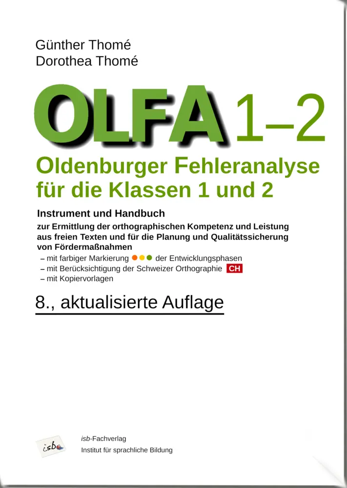 Cover: 9783942122535 | OLFA 1-2: Oldenburger Fehleranalyse für die Klassen 1 und 2. | Buch