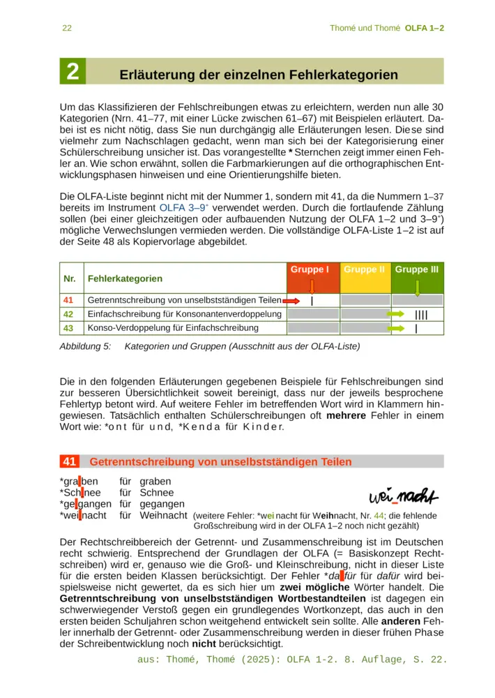 Bild: 9783942122535 | OLFA 1-2: Oldenburger Fehleranalyse für die Klassen 1 und 2. | Buch