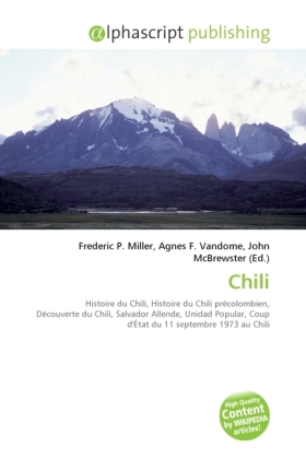 Chili | Frederic P. Miller (u. a.) | Taschenbuch | Englisch | Alphascript Publishing | EAN 9786130602635 - Miller, Frederic P.