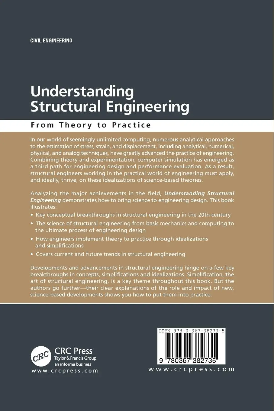 Rückseite: 9780367382735 | Understanding Structural Engineering | From Theory to Practice | Buch