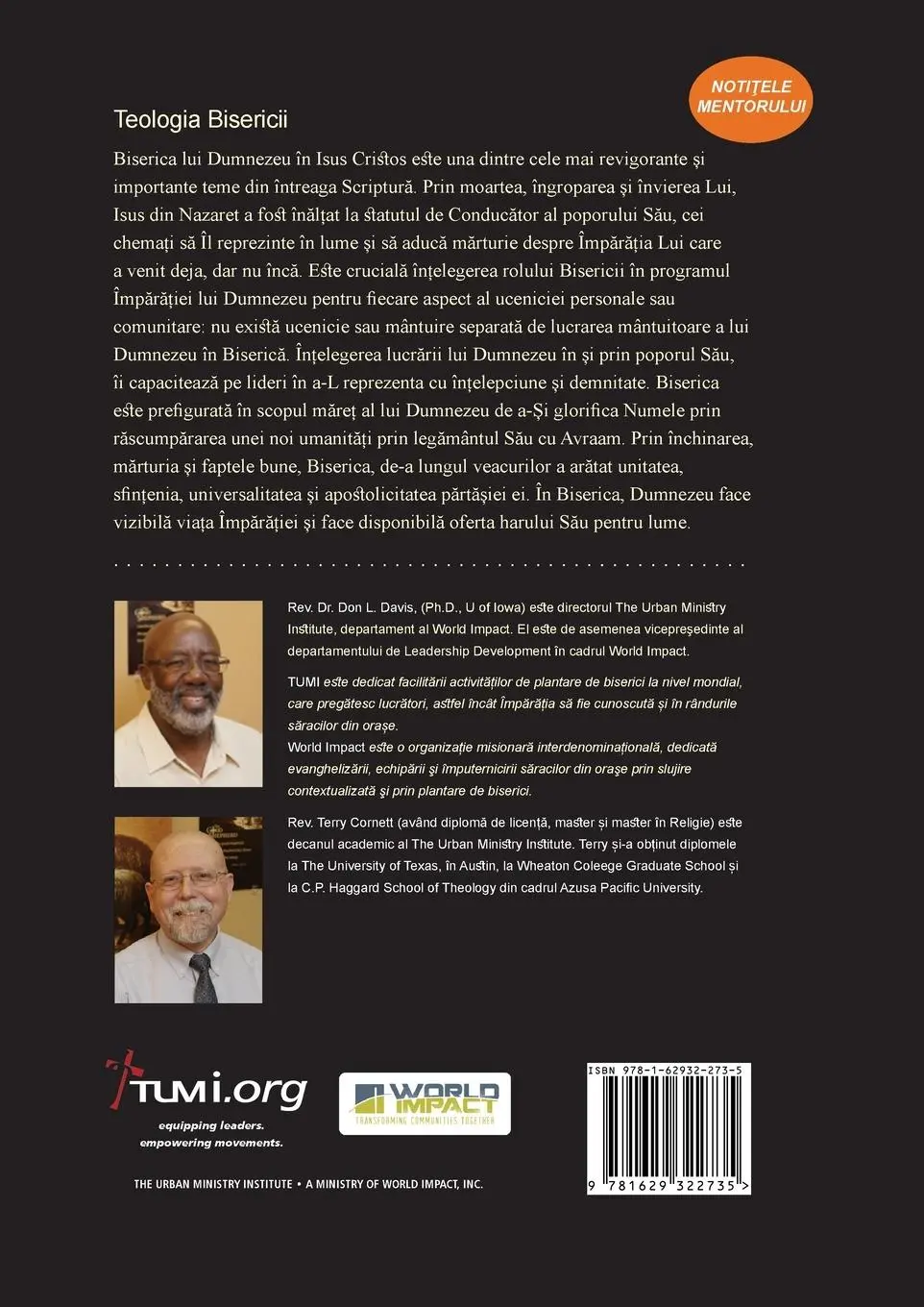 Rückseite: 9781629322735 | Theology of the Church, Mentor's Guide | Rev. Don Davis (u. a.) | Buch