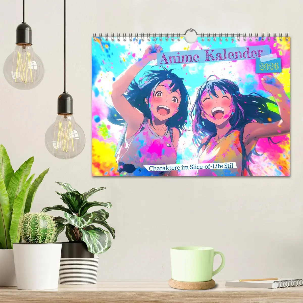 Bild: 9783457312735 | Anime Kalender - Charaktere im Slice-of-Life Stil (Wandkalender...