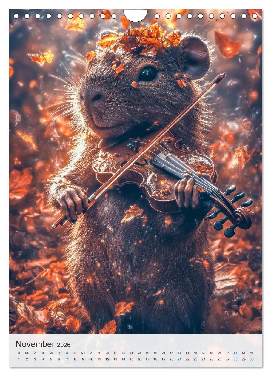 Bild: 9783457482735 | Capybara und Gemütlichkeit (Wandkalender 2026 DIN A4 hoch),...