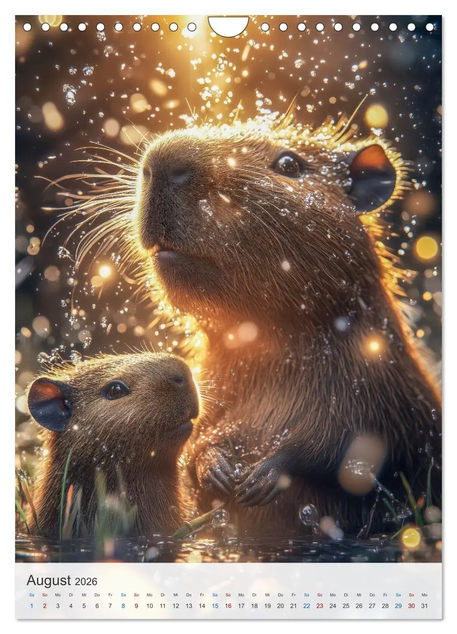 Bild: 9783457482735 | Capybara und Gemütlichkeit (Wandkalender 2026 DIN A4 hoch),...