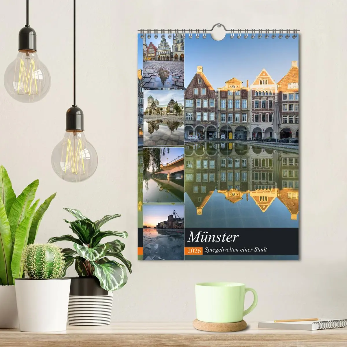 Bild: 9783516402735 | Münster - Spiegelwelten einer Stadt (Wandkalender 2026 DIN A4...