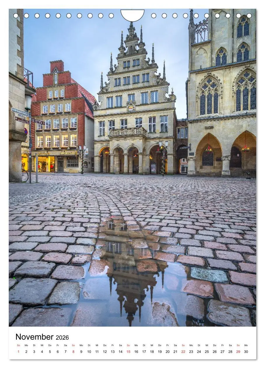 Bild: 9783516402735 | Münster - Spiegelwelten einer Stadt (Wandkalender 2026 DIN A4...