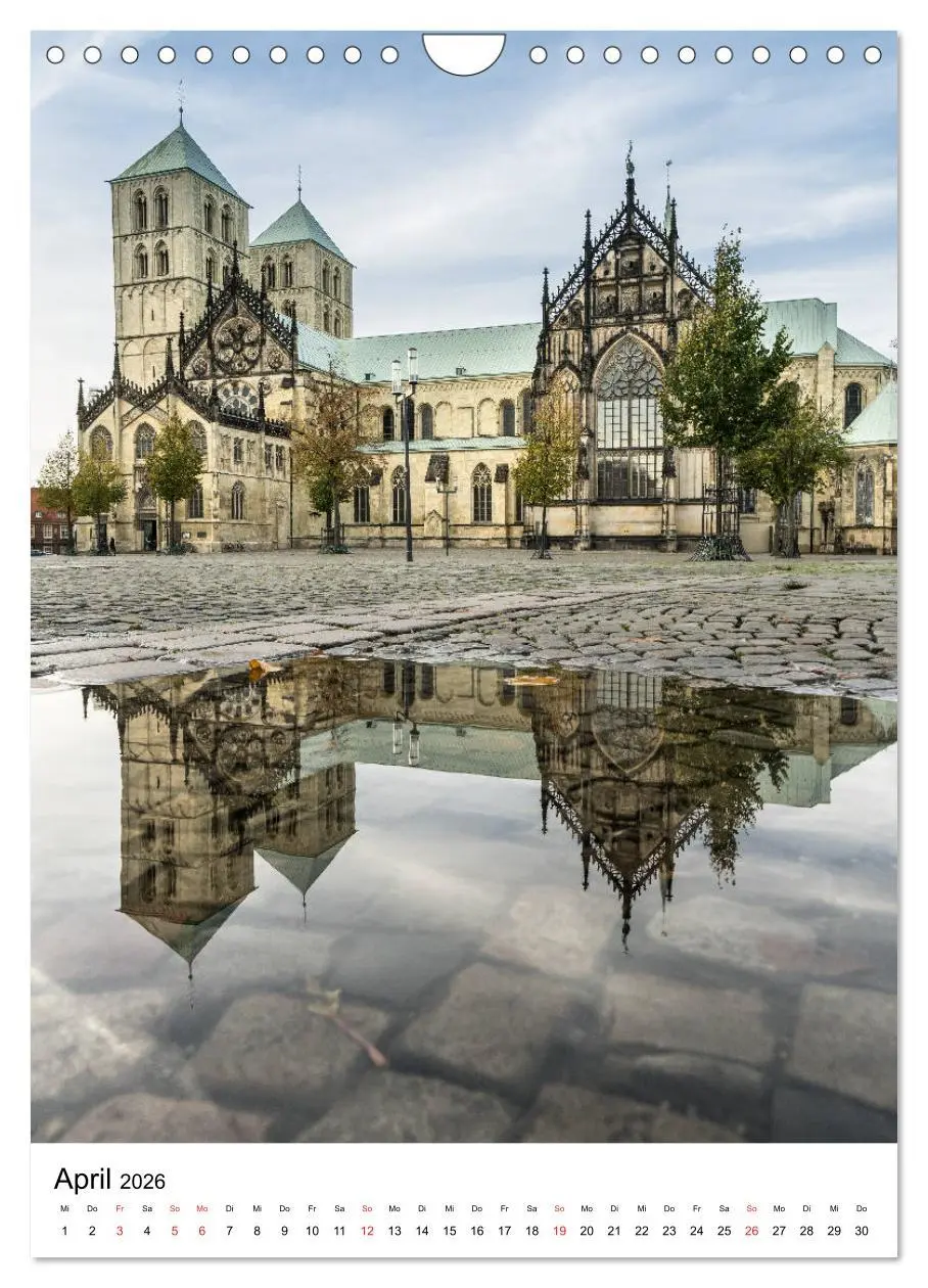 Bild: 9783516402735 | Münster - Spiegelwelten einer Stadt (Wandkalender 2026 DIN A4...