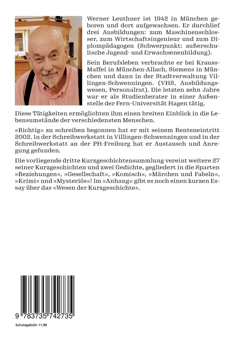 Rückseite: 9783735742735 | Als bei Bruno Lenkovich einmal die Zeit stehenblieb | Werner Leuthner