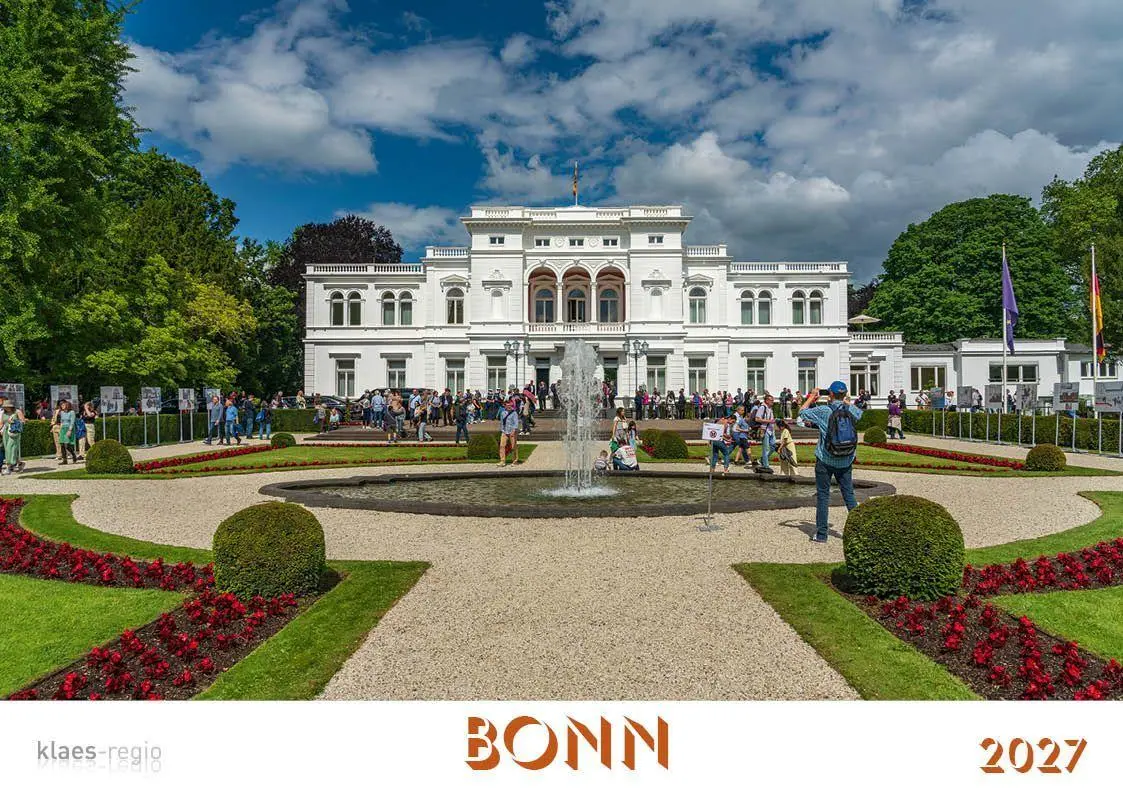 Cover: 9783965352735 | Bonn 2027 Bildkalender A4 quer, spiralgebunden | Holger Klaes | Buch