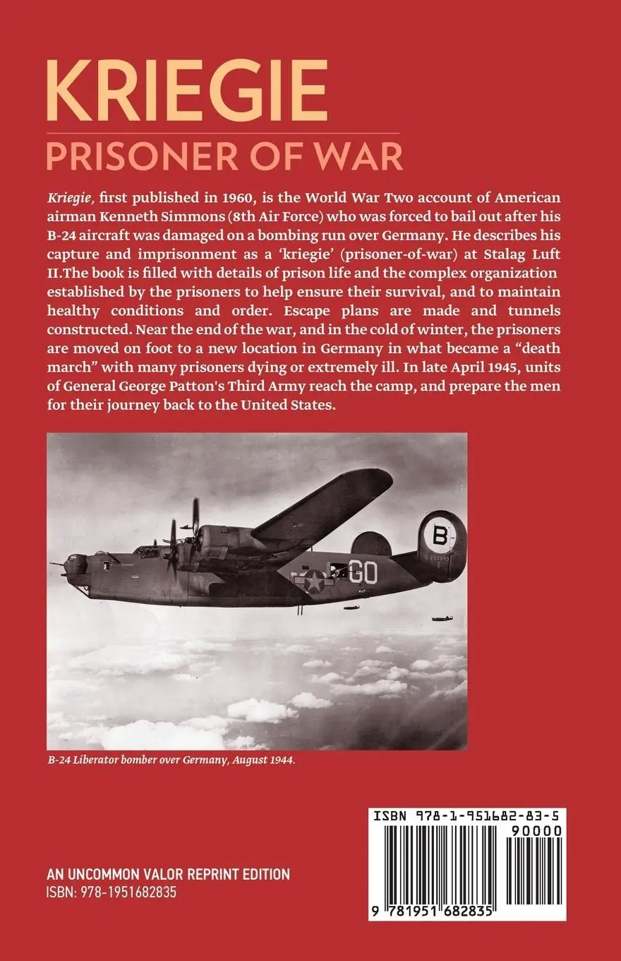 Rückseite: 9781951682835 | Kriegie | Prisoner of War | Kenneth Simmons | Taschenbuch | Englisch