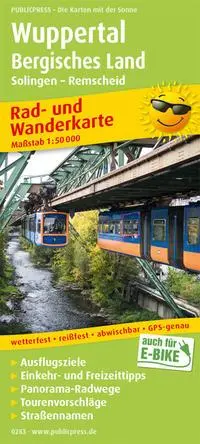 Cover: 9783747302835 | Wuppertal - Bergisches Land, Solingen - Remscheid 1:50 000 | Deutsch