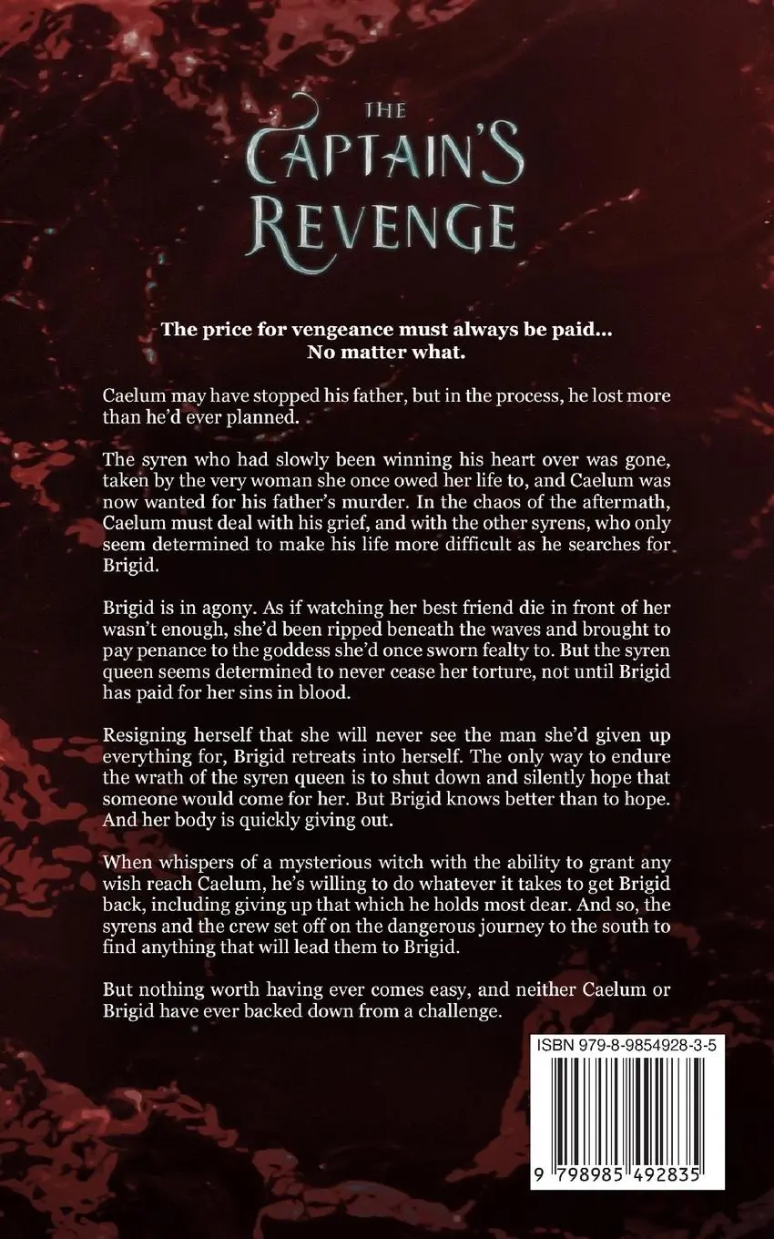 Rückseite: 9798985492835 | The Captain's Revenge | Jessica S. Taylor | Taschenbuch | Englisch