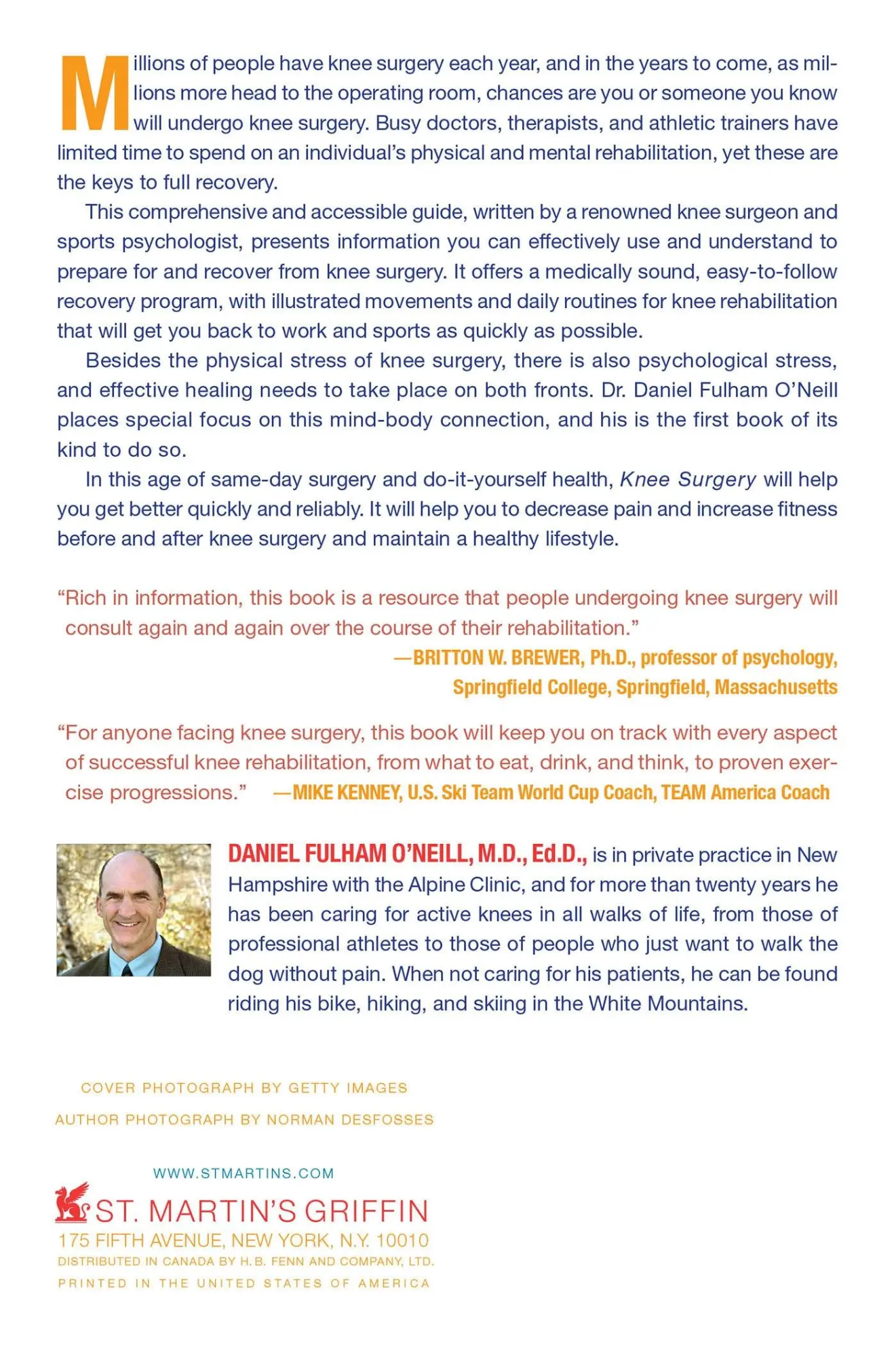 Rückseite: 9780312362935 | Knee Surgery | Daniel O'Neill | Taschenbuch | Englisch | 2008