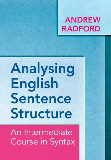 Cover: 9781009322935 | Analysing English Sentence Structure | Andrew Radford | Taschenbuch