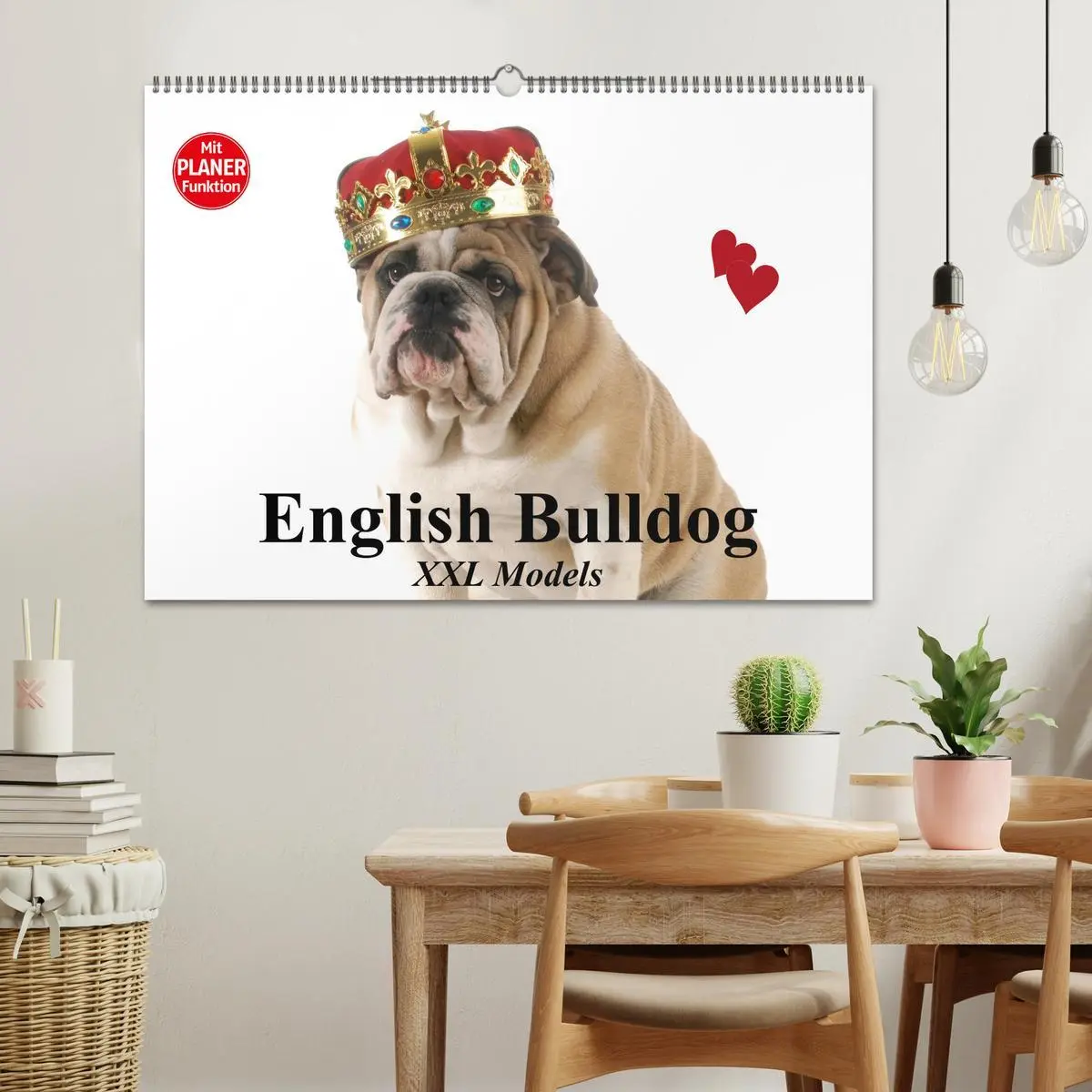 Bild: 9783516002935 | English Bulldog XXL Models (Wandkalender 2026 DIN A2 quer),...