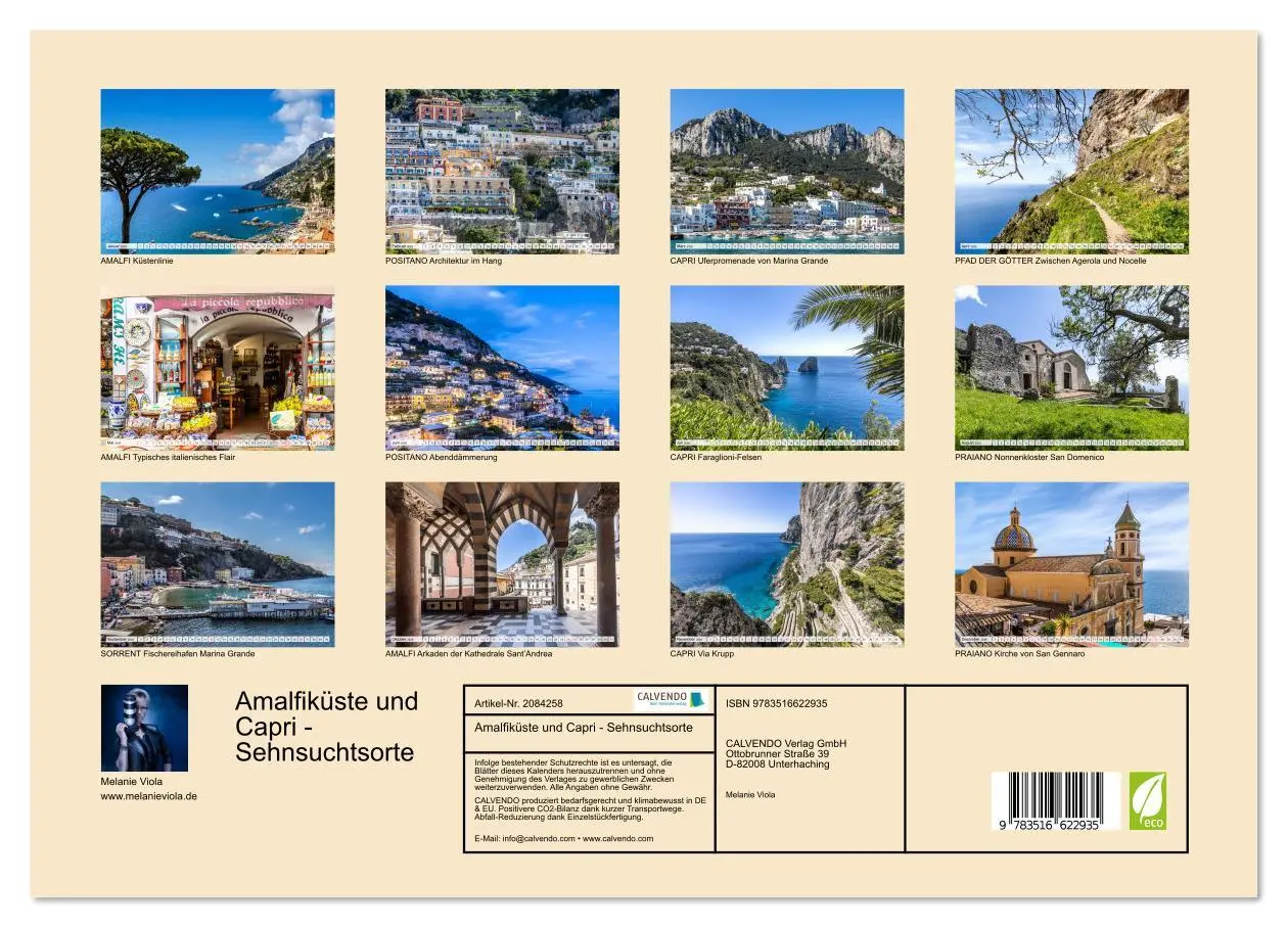Bild: 9783516622935 | Amalfiküste und Capri - Sehnsuchtsorte (hochwertiger Premium...