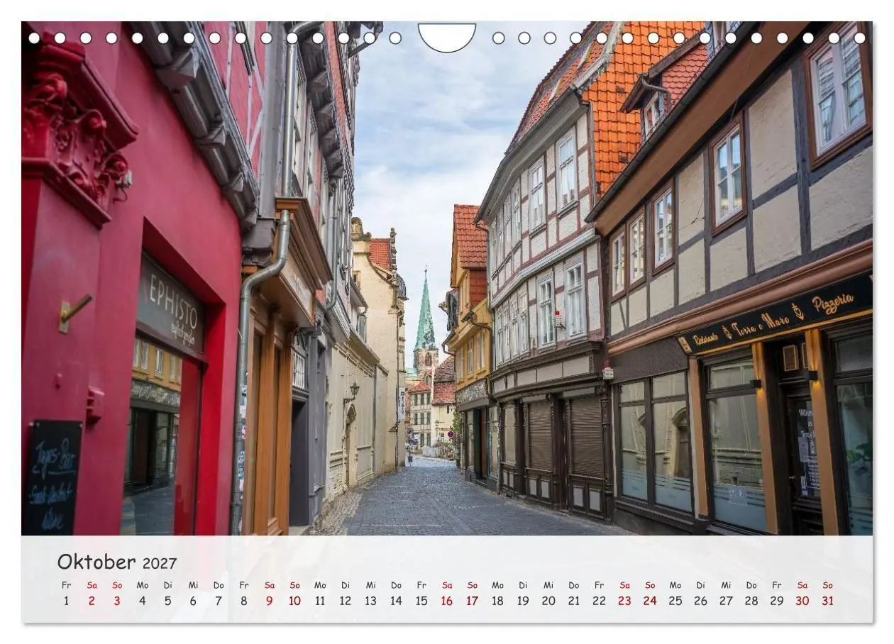 Bild: 9783516792935 | Quedlinburg - Die historische Altstadt (Wandkalender 2027 DIN A4...