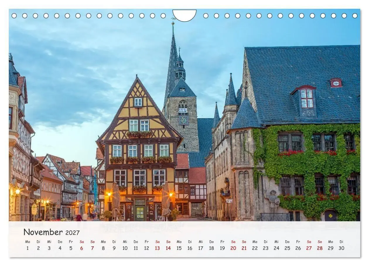 Bild: 9783516792935 | Quedlinburg - Die historische Altstadt (Wandkalender 2027 DIN A4...