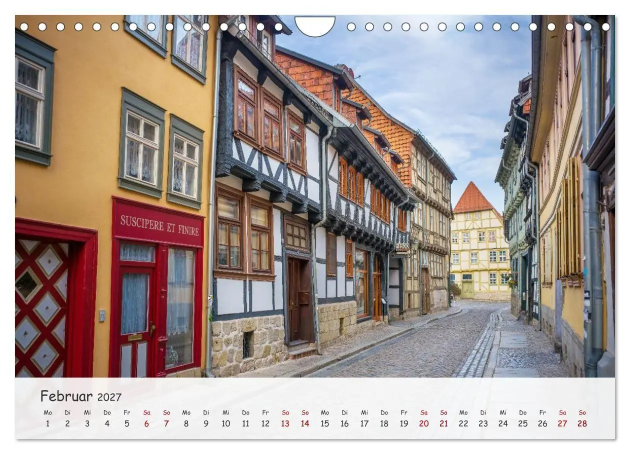 Bild: 9783516792935 | Quedlinburg - Die historische Altstadt (Wandkalender 2027 DIN A4...
