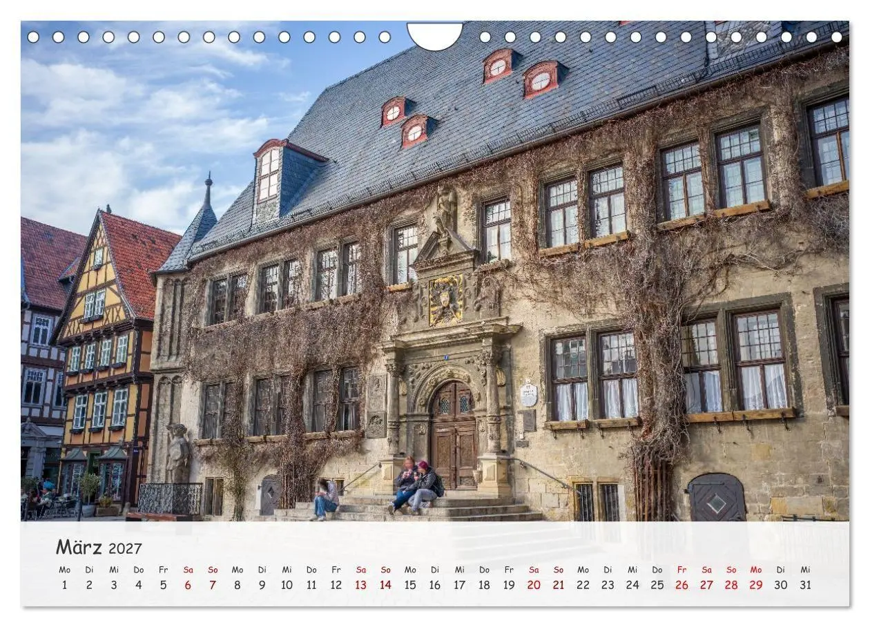 Bild: 9783516792935 | Quedlinburg - Die historische Altstadt (Wandkalender 2027 DIN A4...
