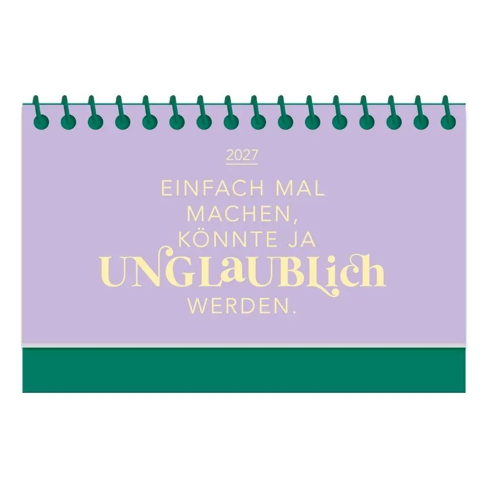 Cover: 9783986362935 | Mini-Kalender Colour Up 2027 Einfach mal machen | Mini-Kalender | 2027