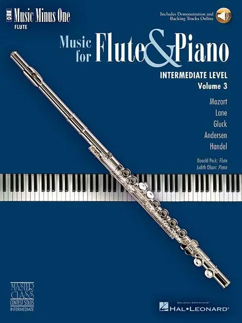 Cover: 9781596153035 | Intermediate Flute Solos - Volume 3 | Music Minus One Flute | Corp