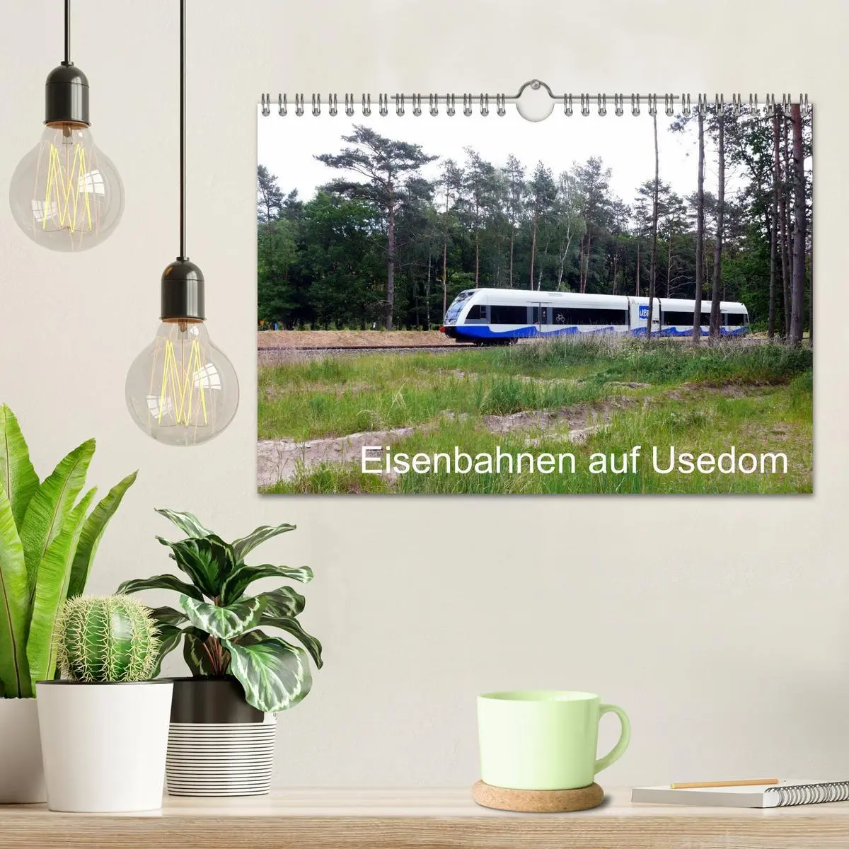 Bild: 9783457973035 | Eisenbahnen auf Usedom (Wandkalender 2026 DIN A4 quer), CALVENDO...