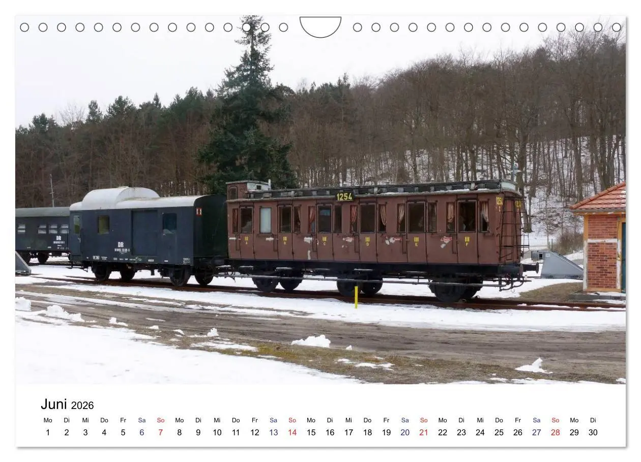 Bild: 9783457973035 | Eisenbahnen auf Usedom (Wandkalender 2026 DIN A4 quer), CALVENDO...