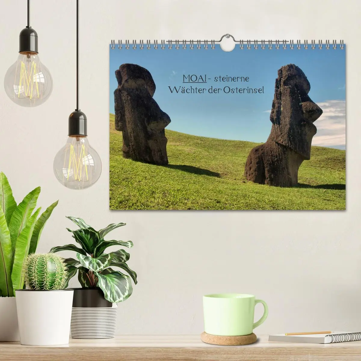 Bild: 9783516203035 | MOAI - steinerne Wächter der Osterinsel (Wandkalender 2026 DIN A4...