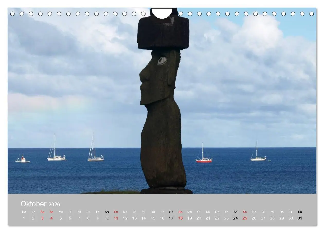 Bild: 9783516203035 | MOAI - steinerne Wächter der Osterinsel (Wandkalender 2026 DIN A4...