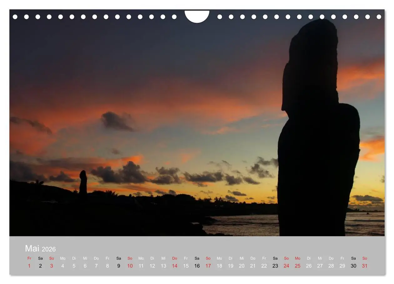 Bild: 9783516203035 | MOAI - steinerne Wächter der Osterinsel (Wandkalender 2026 DIN A4...
