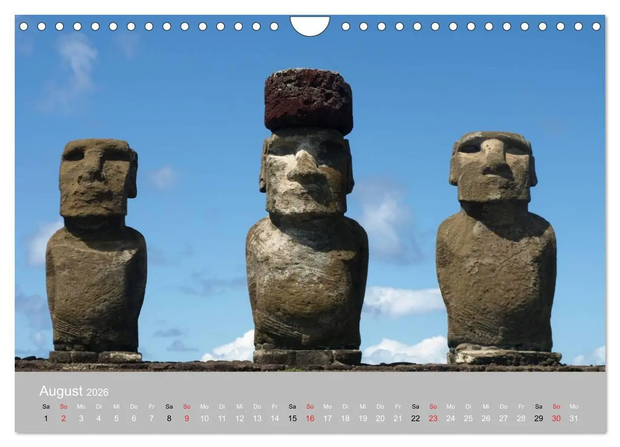 Bild: 9783516203035 | MOAI - steinerne Wächter der Osterinsel (Wandkalender 2026 DIN A4...