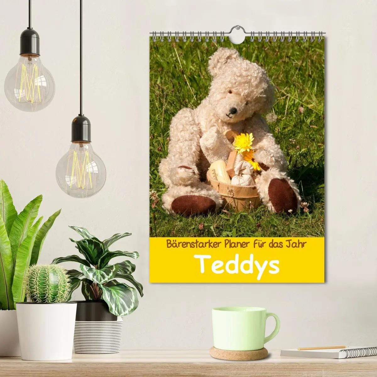Bild: 9783516443035 | Bärenstarker Planer für das Jahr - Teddys (Wandkalender 2026 DIN A4...