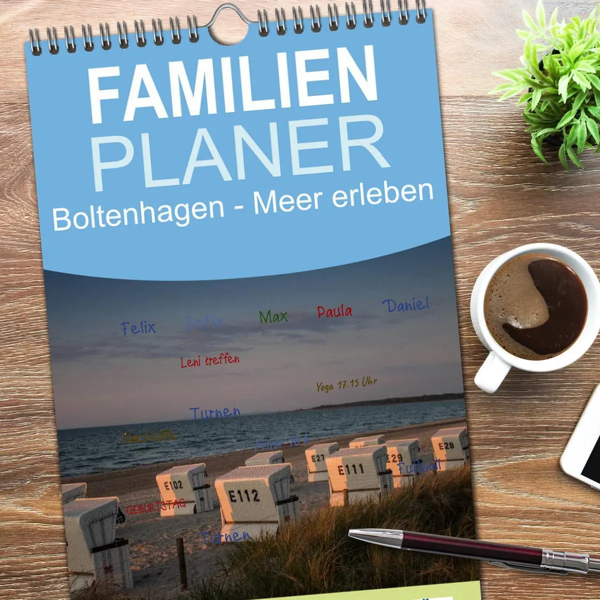 Bild: 9783516513035 | Familienplaner 2026 - Boltenhagen - Meer erleben mit 5 Spalten...