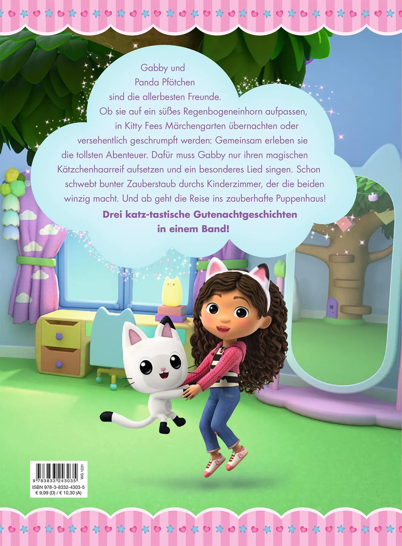 Rückseite: 9783833243035 | Gabby's Dollhouse: Zauberhafte Gutenachtgeschichten | Geschichtenbuch
