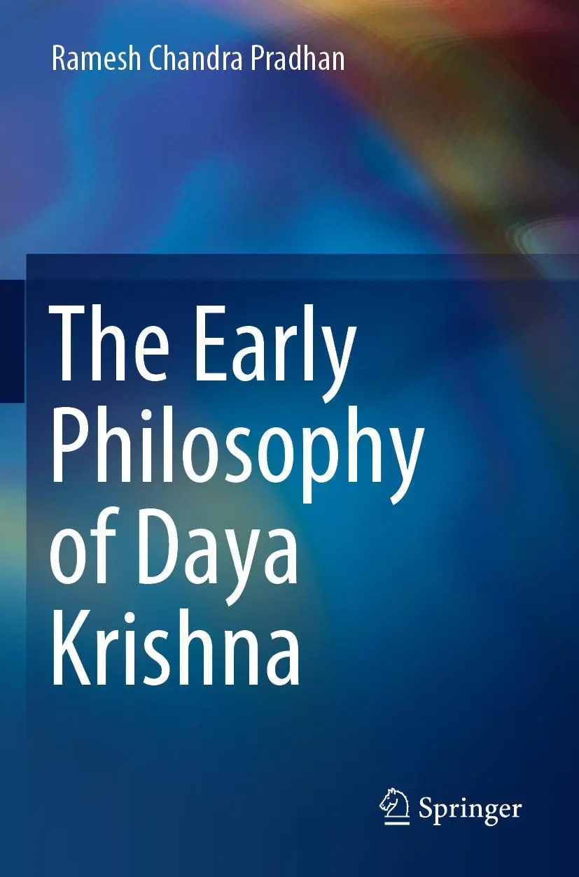 Cover: 9789811623035 | The Early Philosophy of Daya Krishna | Ramesh Chandra Pradhan | Buch